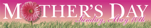 Mathers day banner